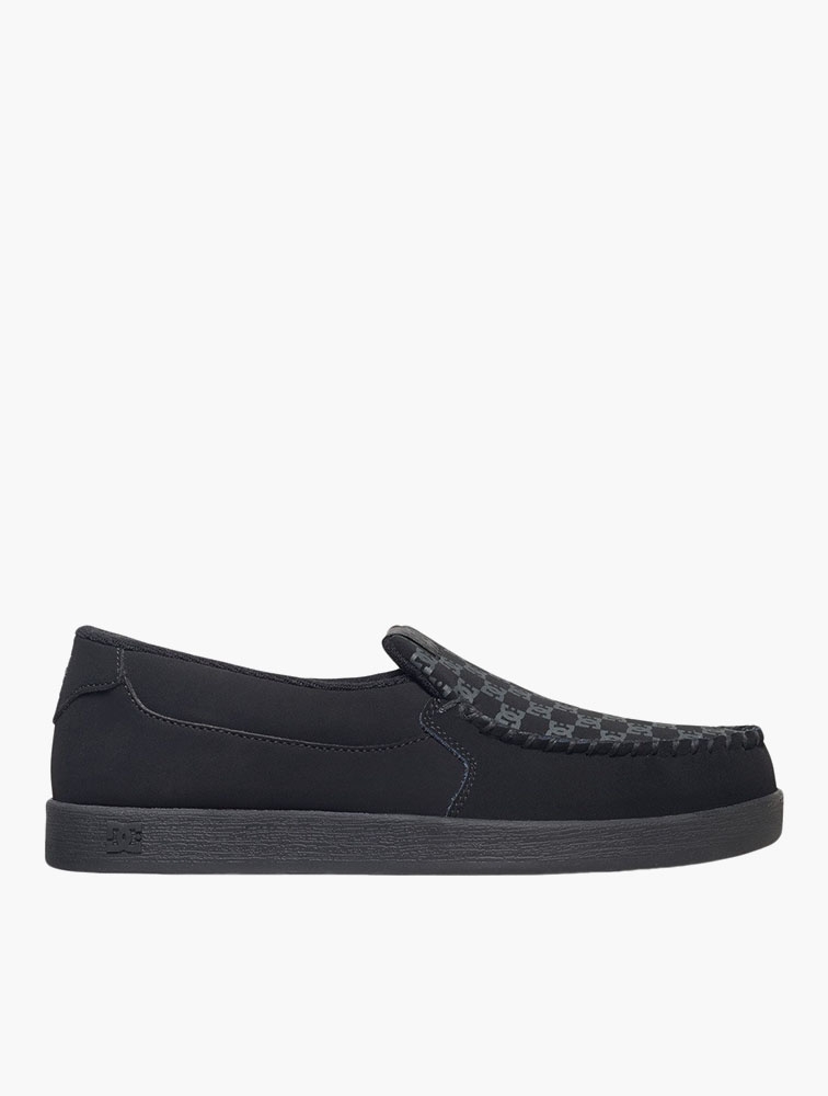 Dc villain shoes black leather hotsell
